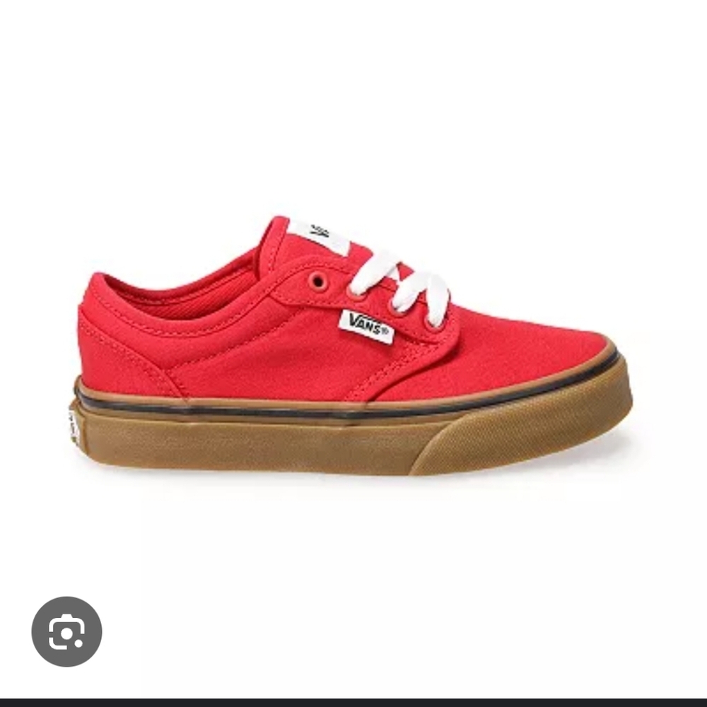Vans Unisex Shoes Atwood Canvas RacingRed/Gum Size 5